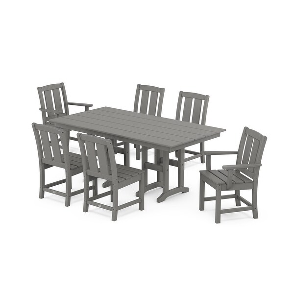 POLYWOOD Mission 7Piece Farmhouse Dining Set