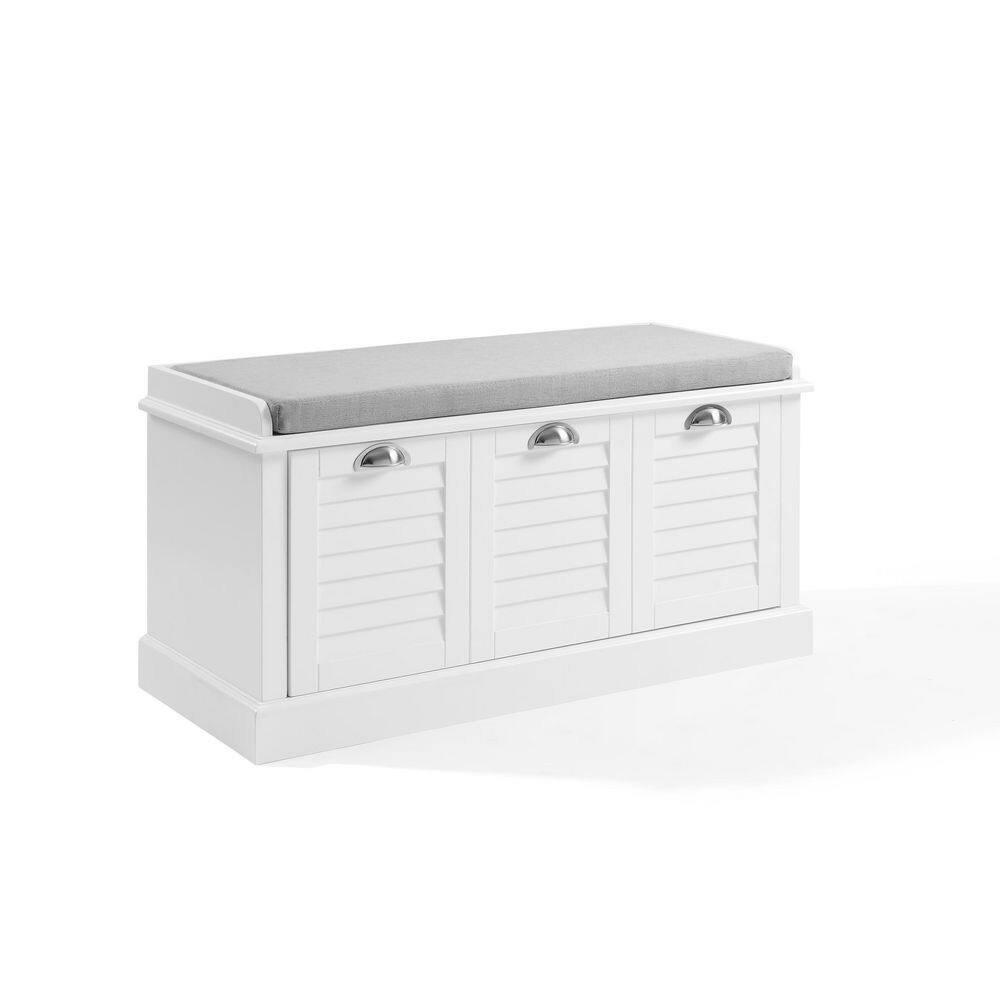 CROSLEY FURNITURE Ellison White Storage Bench CF6041-WH