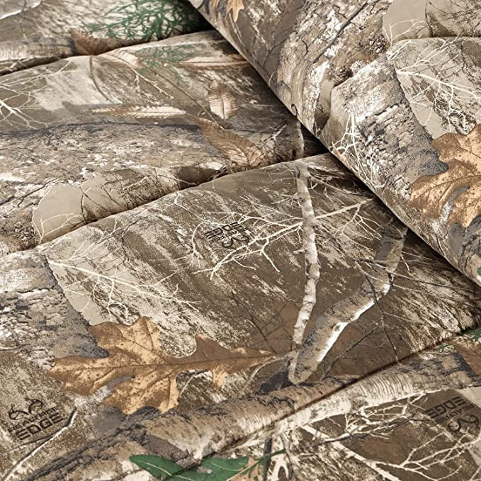 Realtree Edge Camo 3-Piece Comforter Set - Full Size Bedding Set