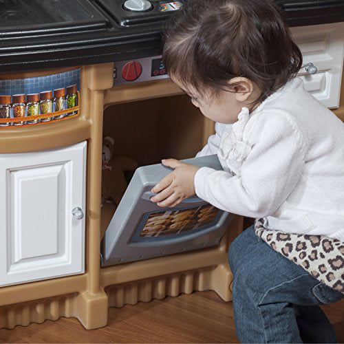 Step2 Lifestyle Custom Play Kitchen with 20 Piece Accessory Play Set in Multicolor