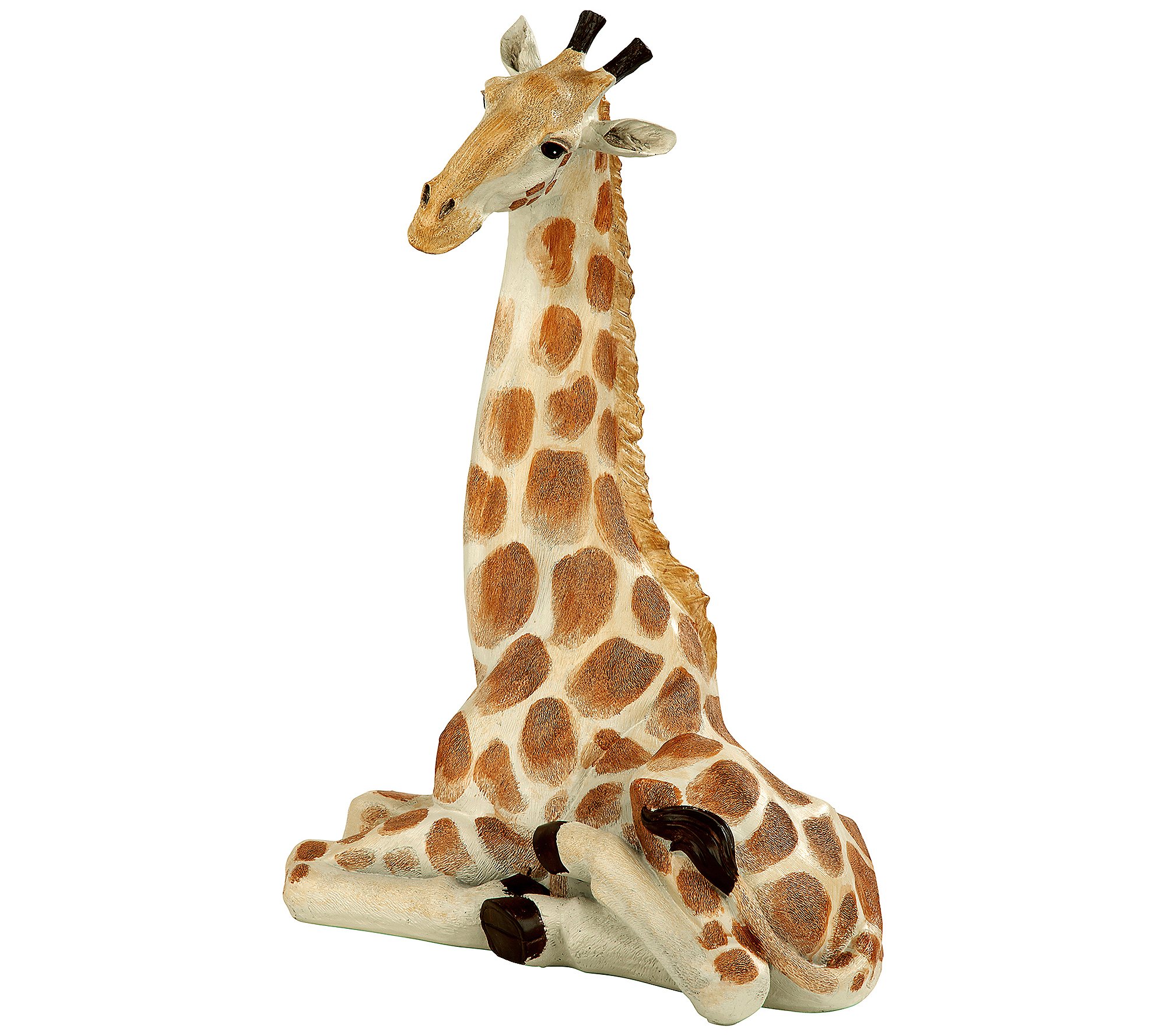 Design Toscano Zari The Resting Giraffe GardenStatue - Large