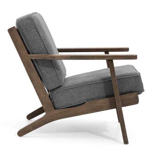 VredHom Mid-century Oak Accent Chair