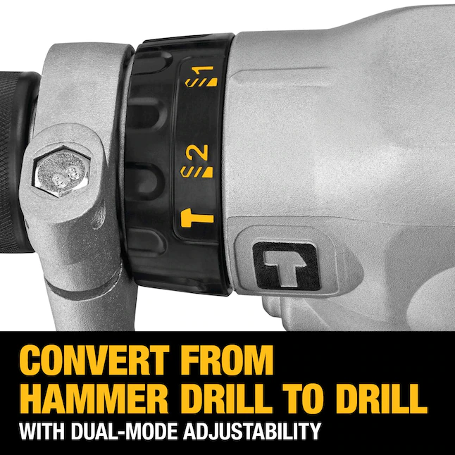 DEWALT DWD520 10 Amp 1/2 in. Variable Speed Reversible Pistol Grip Hammer Drill