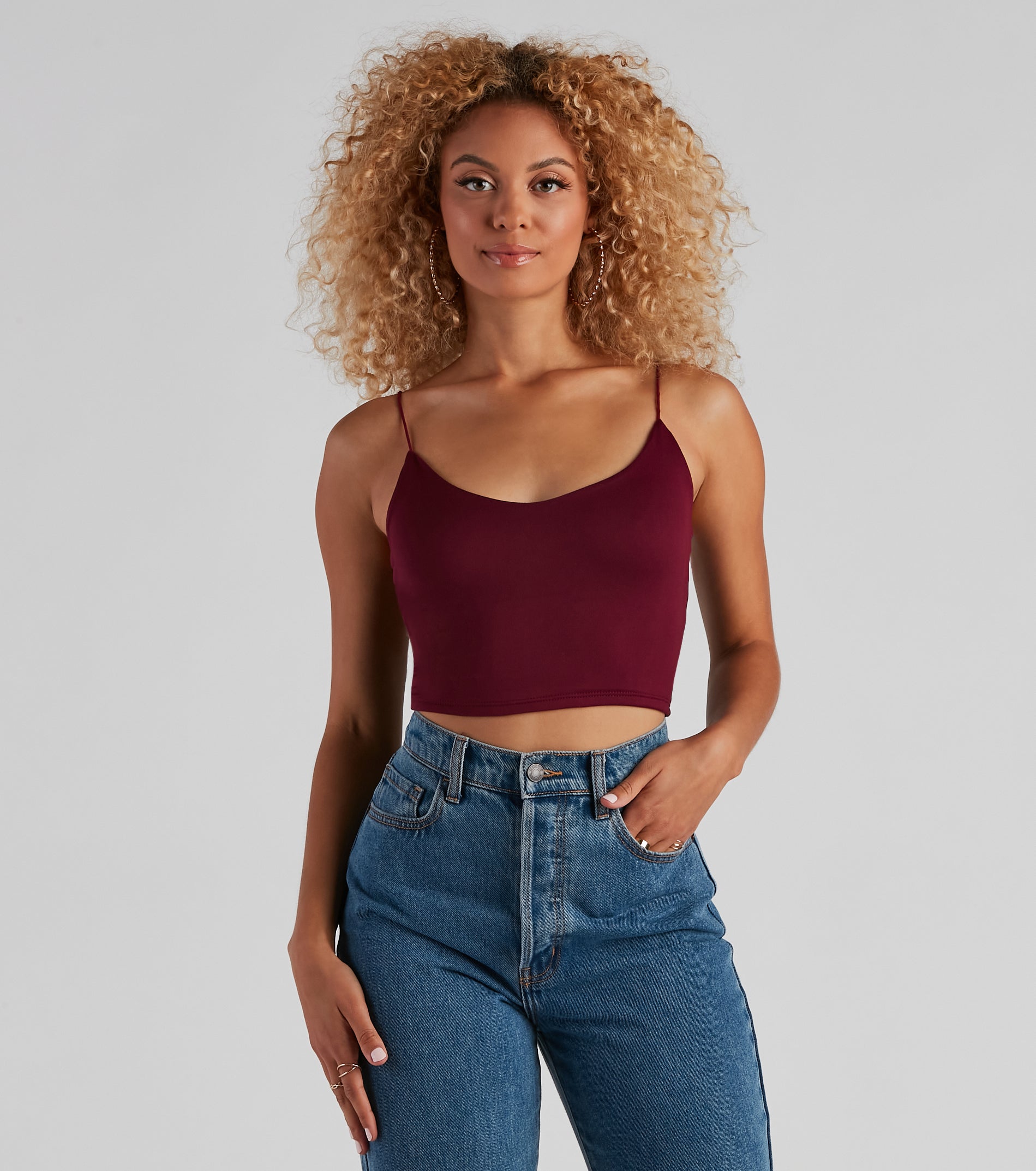 Girl Next Door Cropped Tank