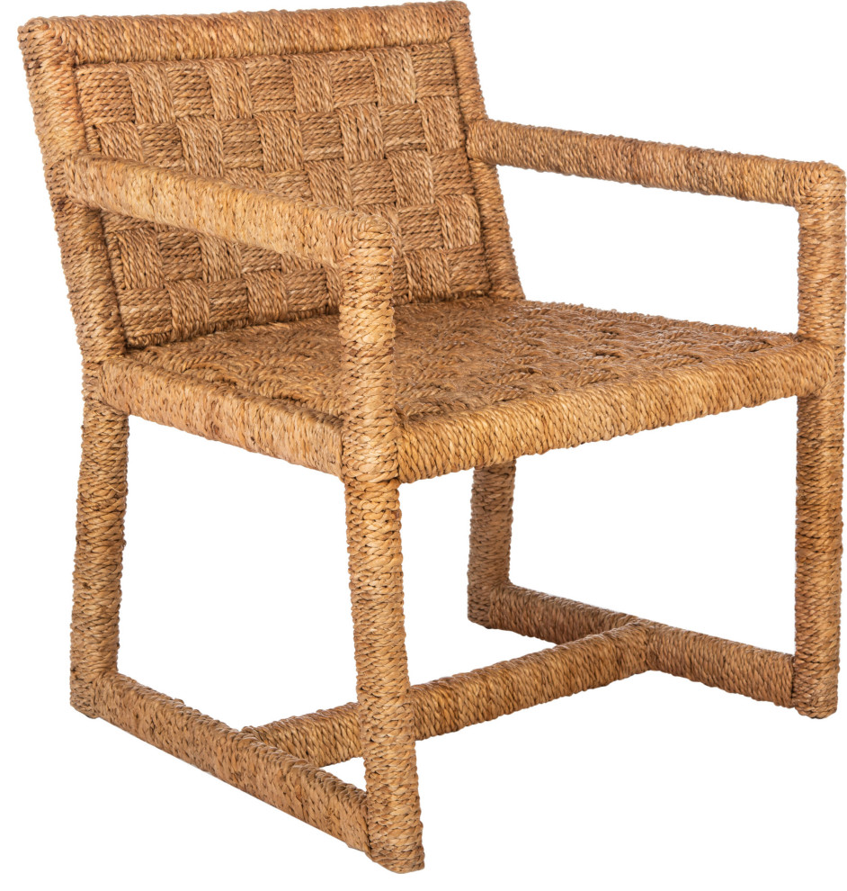 Brinn Woven Accent Chair   Tropical   Armchairs And Accent Chairs   by HedgeApple  Houzz