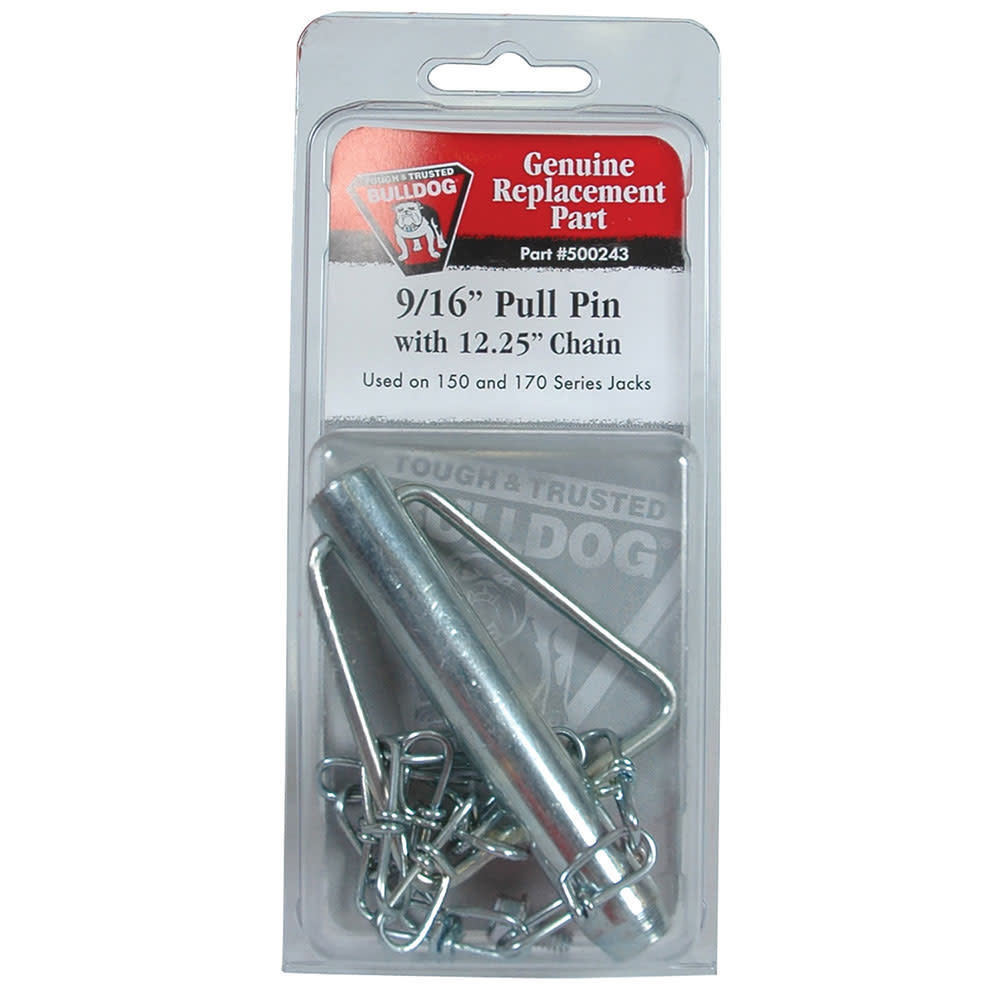 Reese Bulldog Replacement Trailer Jack Pull Pin Kit For Top wind Jacks ;