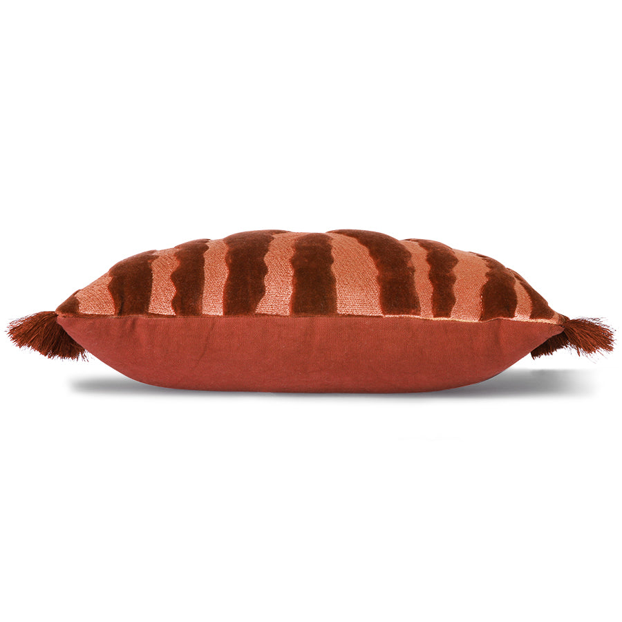 Tiger print accent pillow