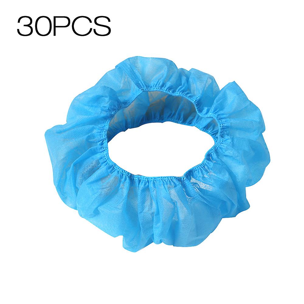 30pcs Disposable Toilet Covers Cushions Seat Cover Non-woven Business Travel Waterproof Toilet Pad Prevention Of Bacterial Infection Blue