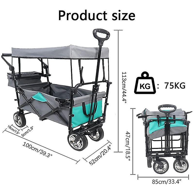 Hot Selling Camping Trolley Trolley Folding Station Wagon Trolley Foldable Outdoor Multifunctional Station Wagon