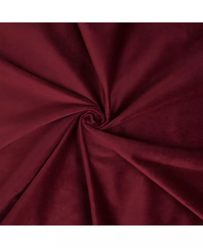 6ix Tailors Fine Linens Vanessa Merlot Platform Bed Skirt Queen 15