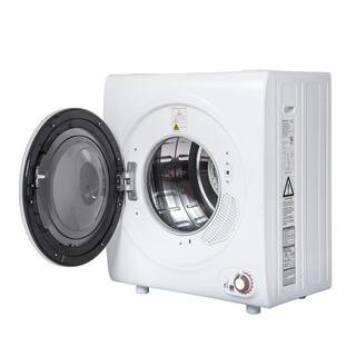 Magic Home 2.65 cu.ft. 120V White Electric Vented Dryer Compact Tumble Laundry Dryer with 1400W Drying Power and 9 lbs. Capacity CS-ES188746KAA