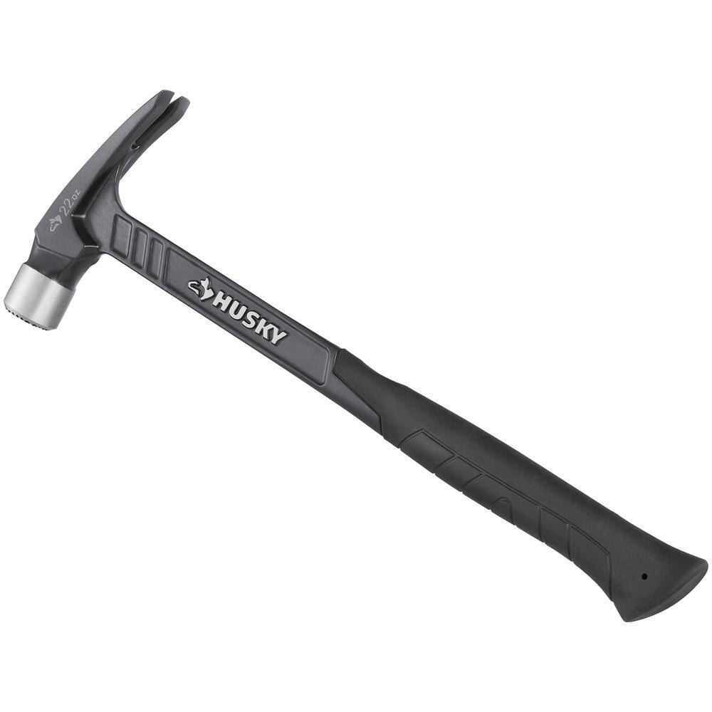 Husky 22 oz. Milled Steel Framing Hammer N-A22SMHK