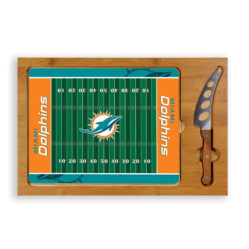 Picnic Time Miami Dolphins Cutting Board Serving Tray