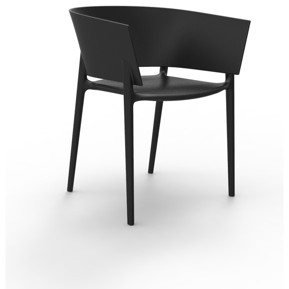 Vondom Africa Indoor/Outdoor Dining Armchair   Midcentury   Outdoor Dining Chairs   by Vondom  Houzz