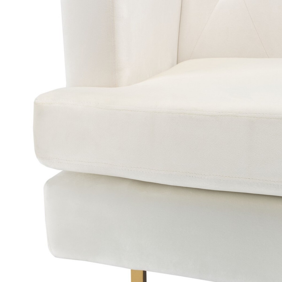 Safavieh Couture Konrad Velvet Sofa   Contemporary   Sofas   by Safavieh  Houzz