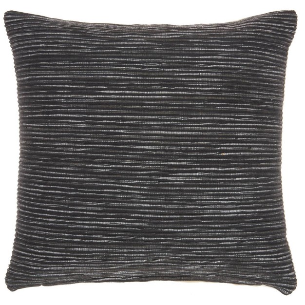 Shopsentral Textured Lines Square Throw Pillow