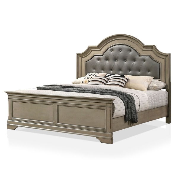 Aalia Transitional Grey 6-Piece Bedroom Set by Furniture of America - - 36593994