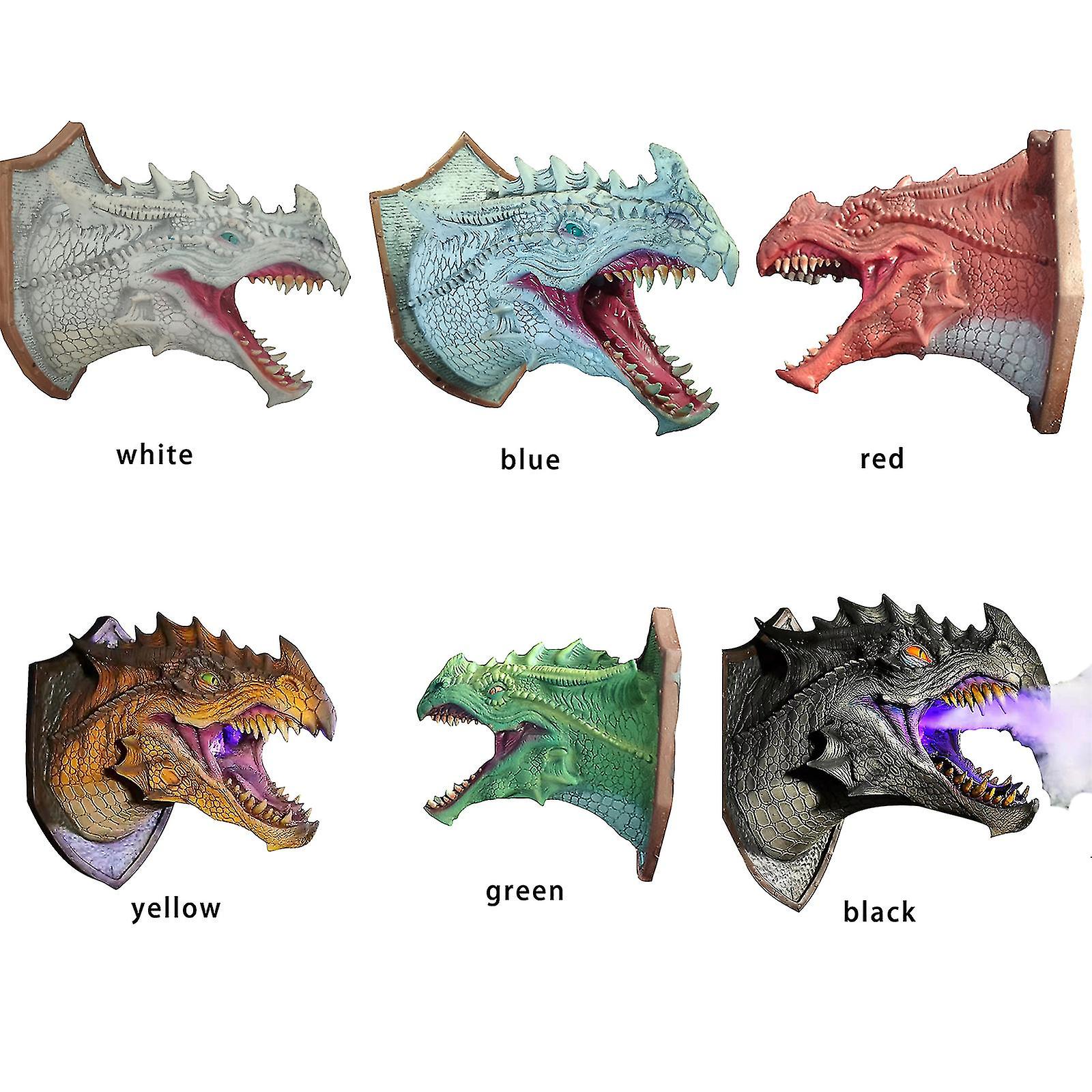 Led Light-emitting Sprayable Dinosaur Head Humidifier Wall Pendant Home Humidifier Scene Decoration Props