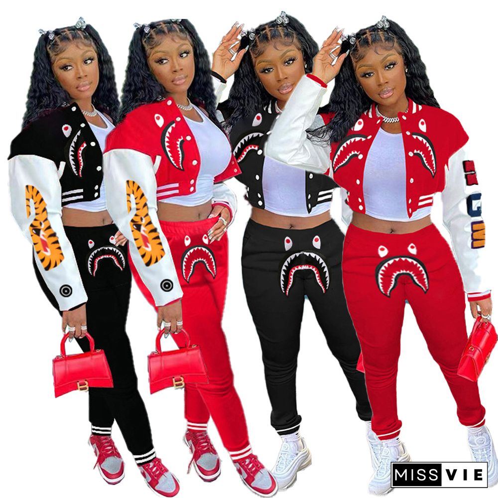 Varsity Bomber Jacket And Pants Baseball Sets