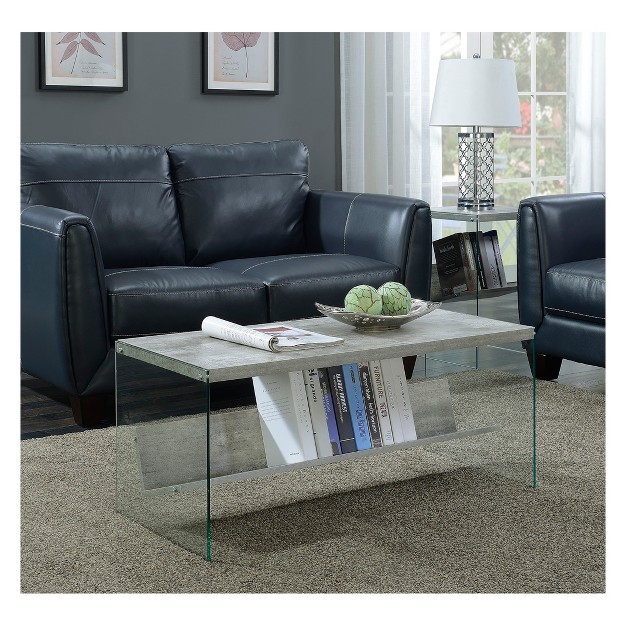 Soho Coffee Table With Shelf Breighton Home