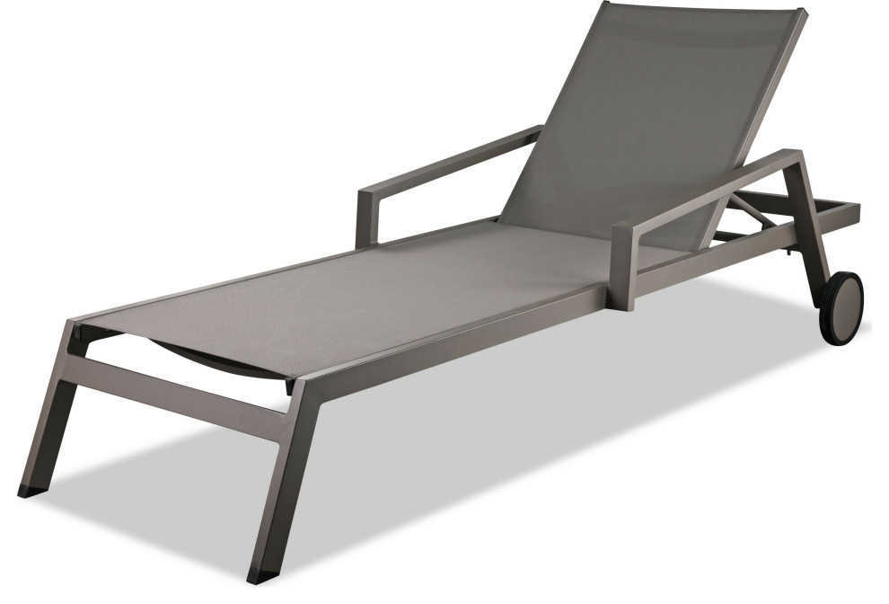 Bondi Outdoor Chaise Lounge (Set of 2)   Contemporary   Outdoor Chaise Lounges   by HedgeApple  Houzz