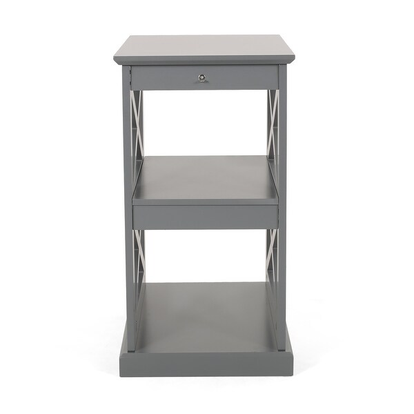 Vernon Contemporary 2 Shelf Side Table by Christopher Knight Home - 23.75