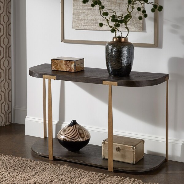 Jensen Wood and Metal T-Brace Tables by iNSPIRE Q Artisan