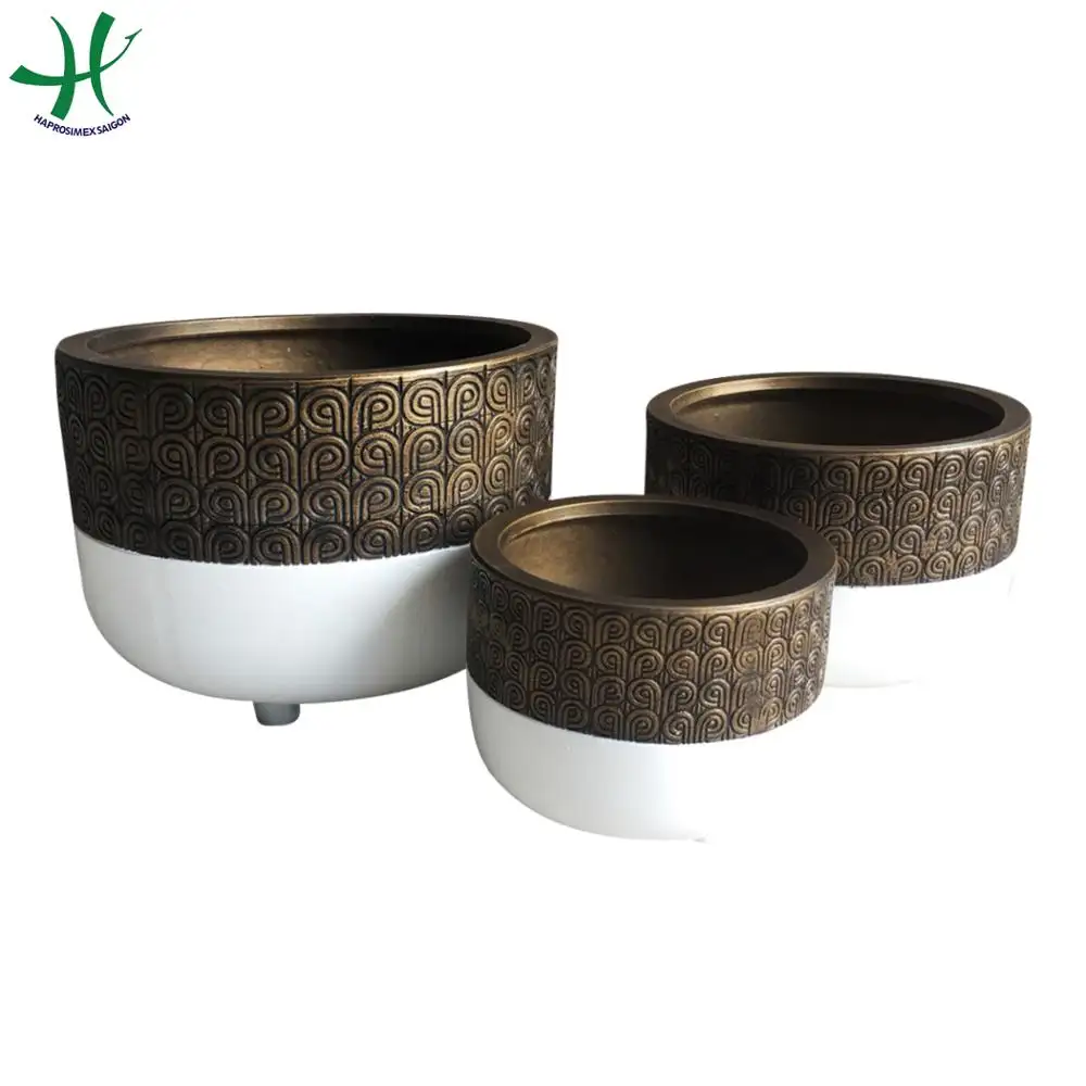 Ceramic planter pots with the stand decoration indoor and outdoor for home garden supplies