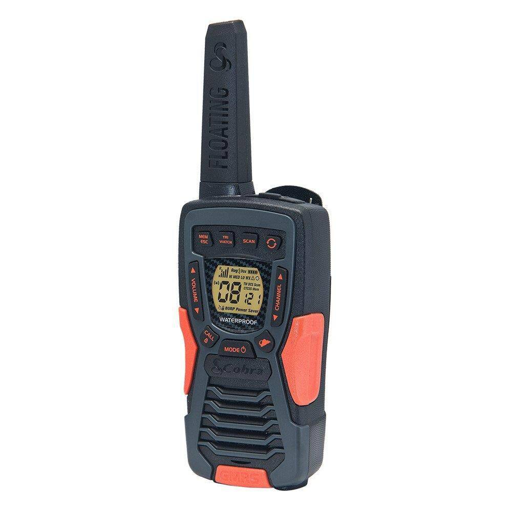 Cobra 37-Mile Range Rugged and Floating 2-Way Radio with Rewind ACXT1035RFLT HD