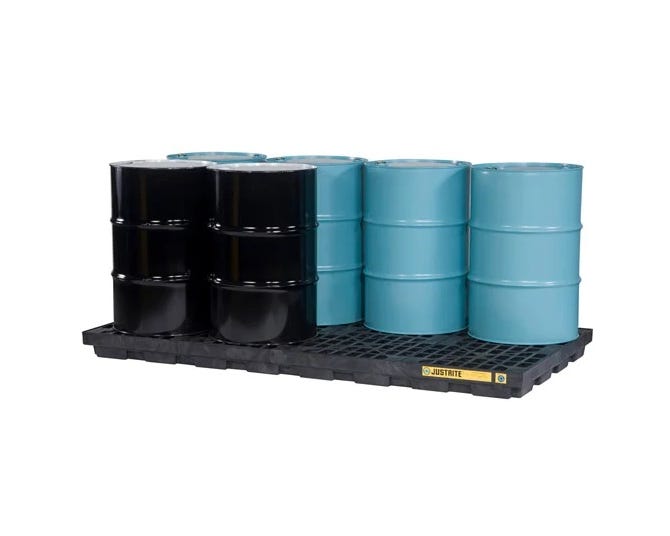 JustRite Ecopolyblend 8 Drum Accumulation Center - Black 28661