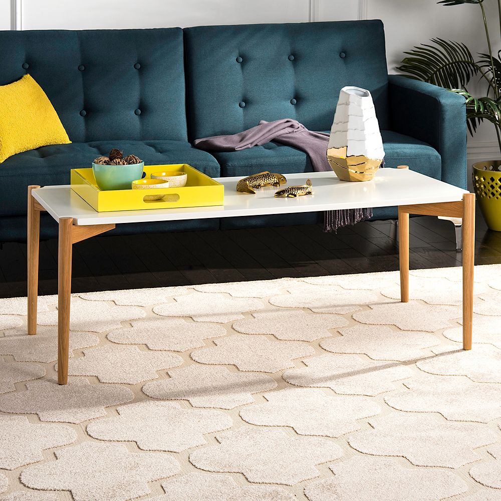 Safavieh Two-Tone Rectangular Coffee Table