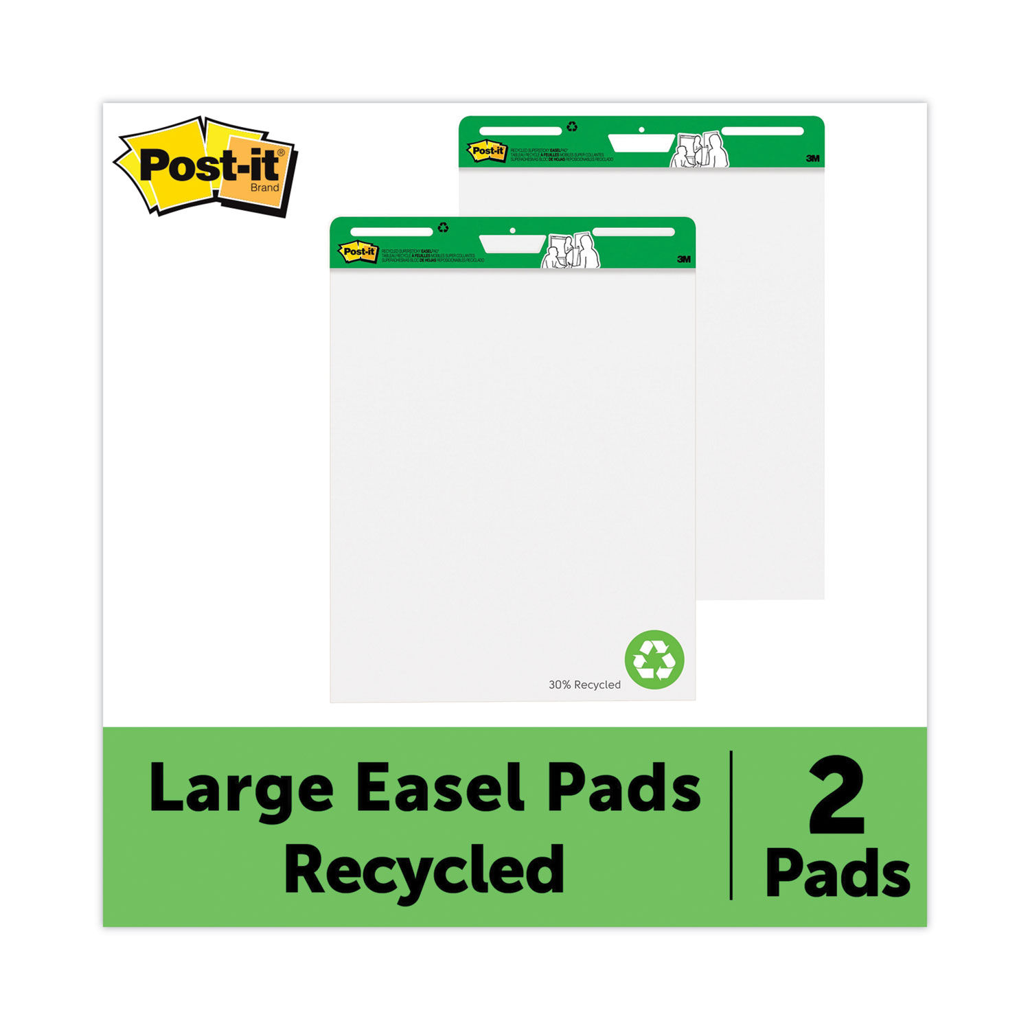 Vertical-Orientation Self-Stick Easel Pads by Post-itandreg; Easel Pads Super Sticky MMM559RP