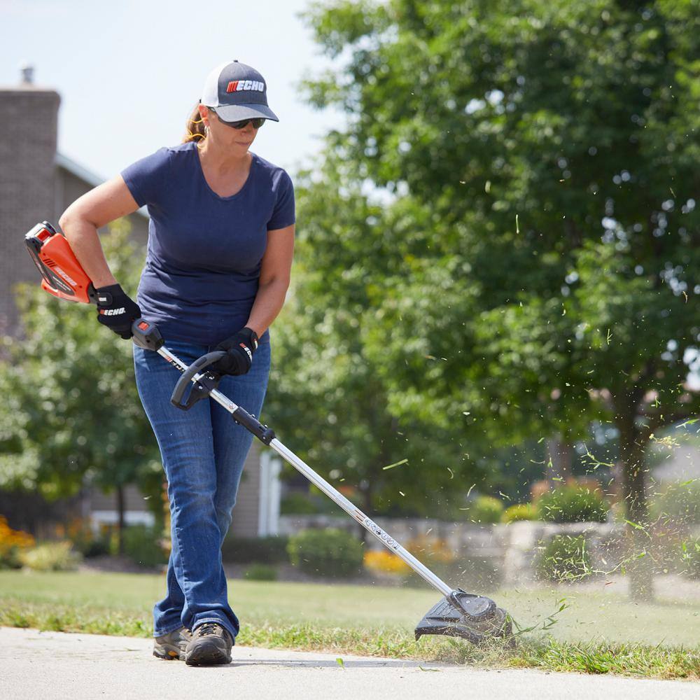 ECHO eFORCE 56V 16 in. Brushless Cordless Battery String Trimmer with 2.5Ah Battery and Charger DSRM-2100C1