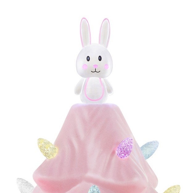 Ceramic Led Easter Bunny Tree