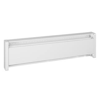 Cadet 35 in. 120-volt 500-watt SoftHeat Hydronic Electric Baseboard Heater in White 13411