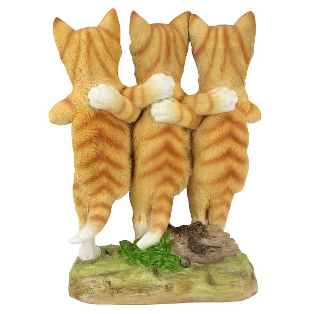 Design Toscano Chorus Line Of Cats Garden Welcome Statue