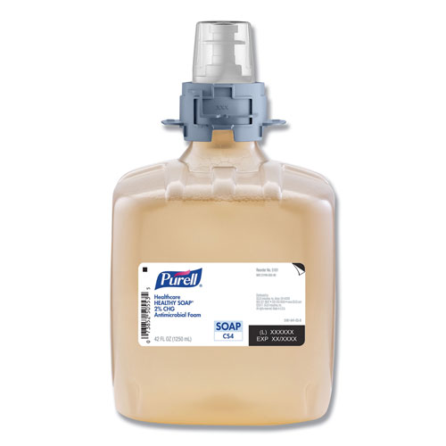 Gojo Purell Healthy Soap 2.0% CHG Antimicrobial Foam |1250 mL， 3