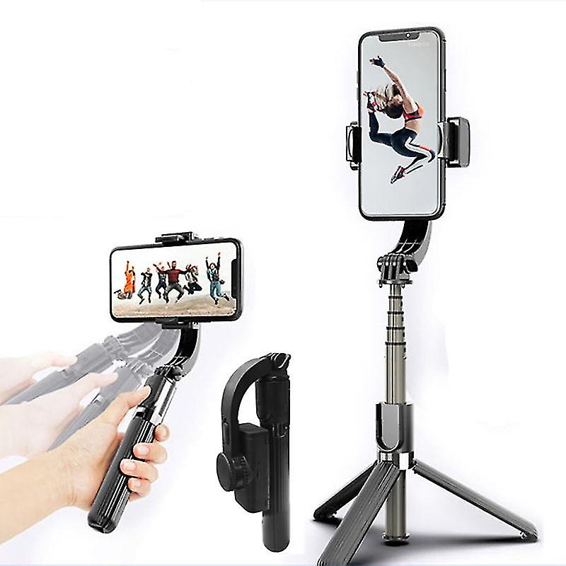 Professional Gimbal Stabilizer For Smartphone With Bluetooth Selfie Stick And Tripod Selfie Stick Portable All In One