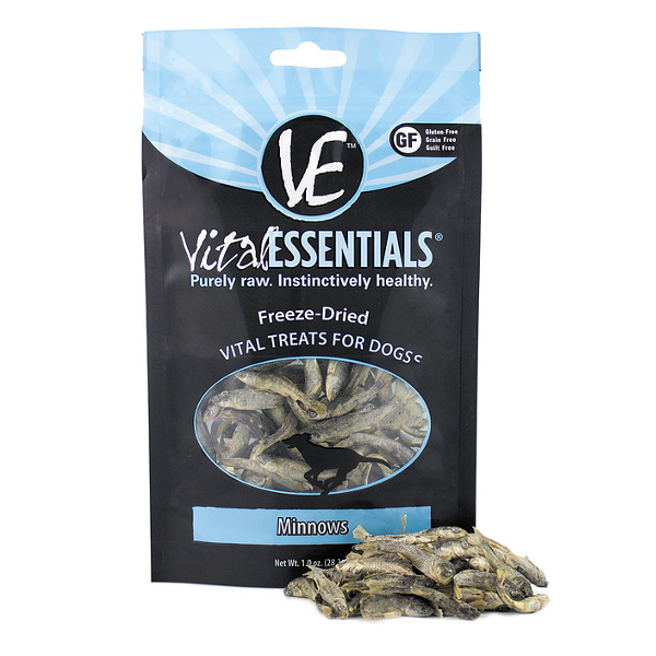 Vital Essentials Freeze-Dried Minnows Dog Treats 1oz