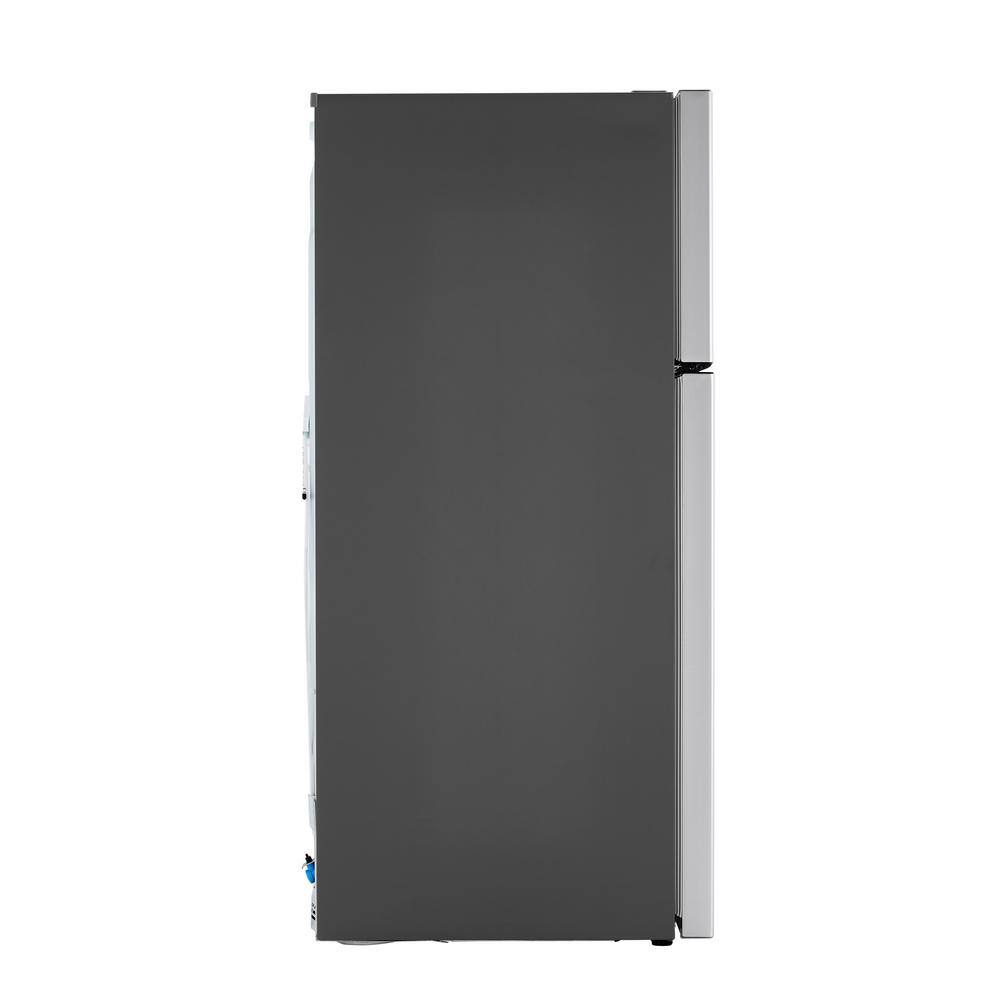 LG 24 cu. ft. Top Mount Freezer Refrigerator with Multi-Flow Air System in Stainless Steel Garage Ready LHTNS2403S