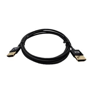 Micro Connectors Inc 15 ft. HDMI 4K Ultra HD Slim High Speed with Ethernet Cables Black (5-Pack) H2-15MAMASL-5