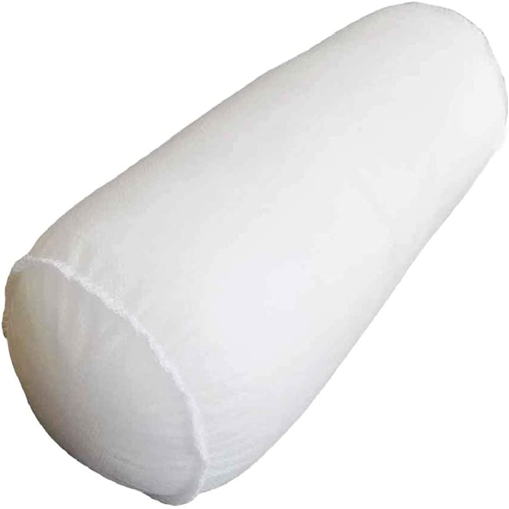 Mybecca 6 x 16 inches Bolsters Pillow Form Inserts for Shams White Hypoallergenic Throw Pillow Insert Premium Made in USA