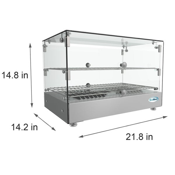 22-inch Self Service Commercial Countertop Food Warmer Display Case