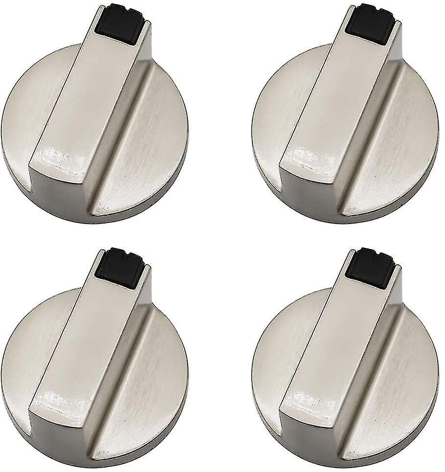 Gas Cooker Knob - Set Of 4 6mm Metal Oven And Cooker Control Knobs