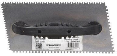 NOTCH TROWEL 9"X4" DUAL (Pack of 1)