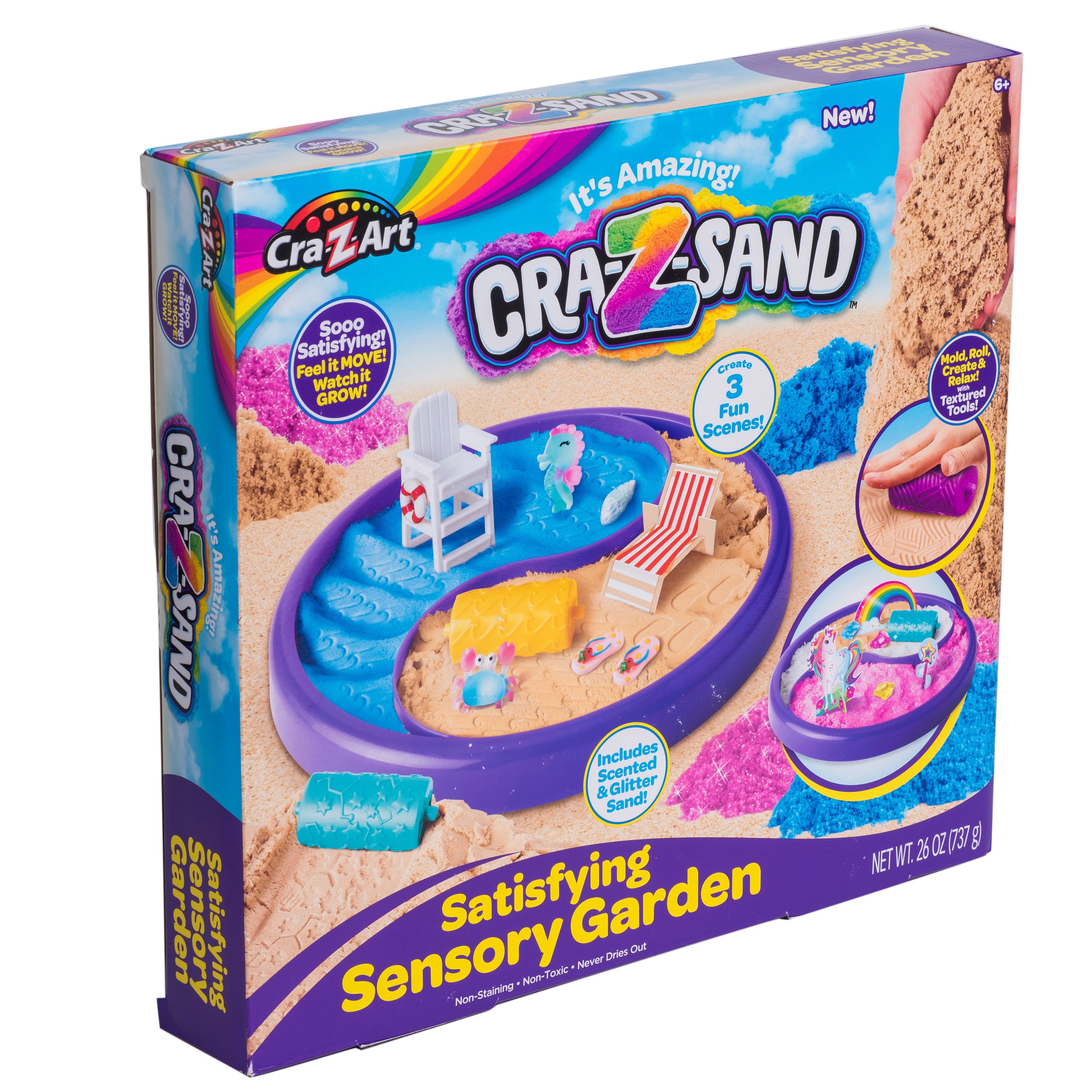 Cra-Z-Art Cra-Z-Sand Satisfying Sensory Sand Garden, Child Ages 6 and up