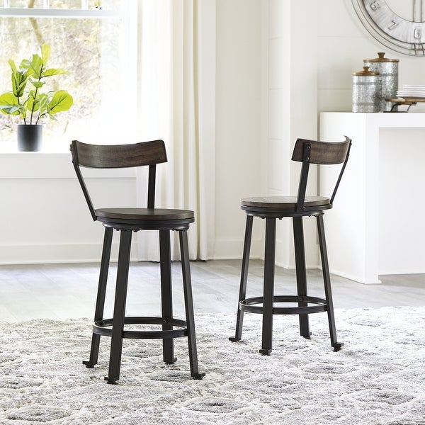 Ashley Furniture Melenski Swivel Barstool (Set of 2) - 17