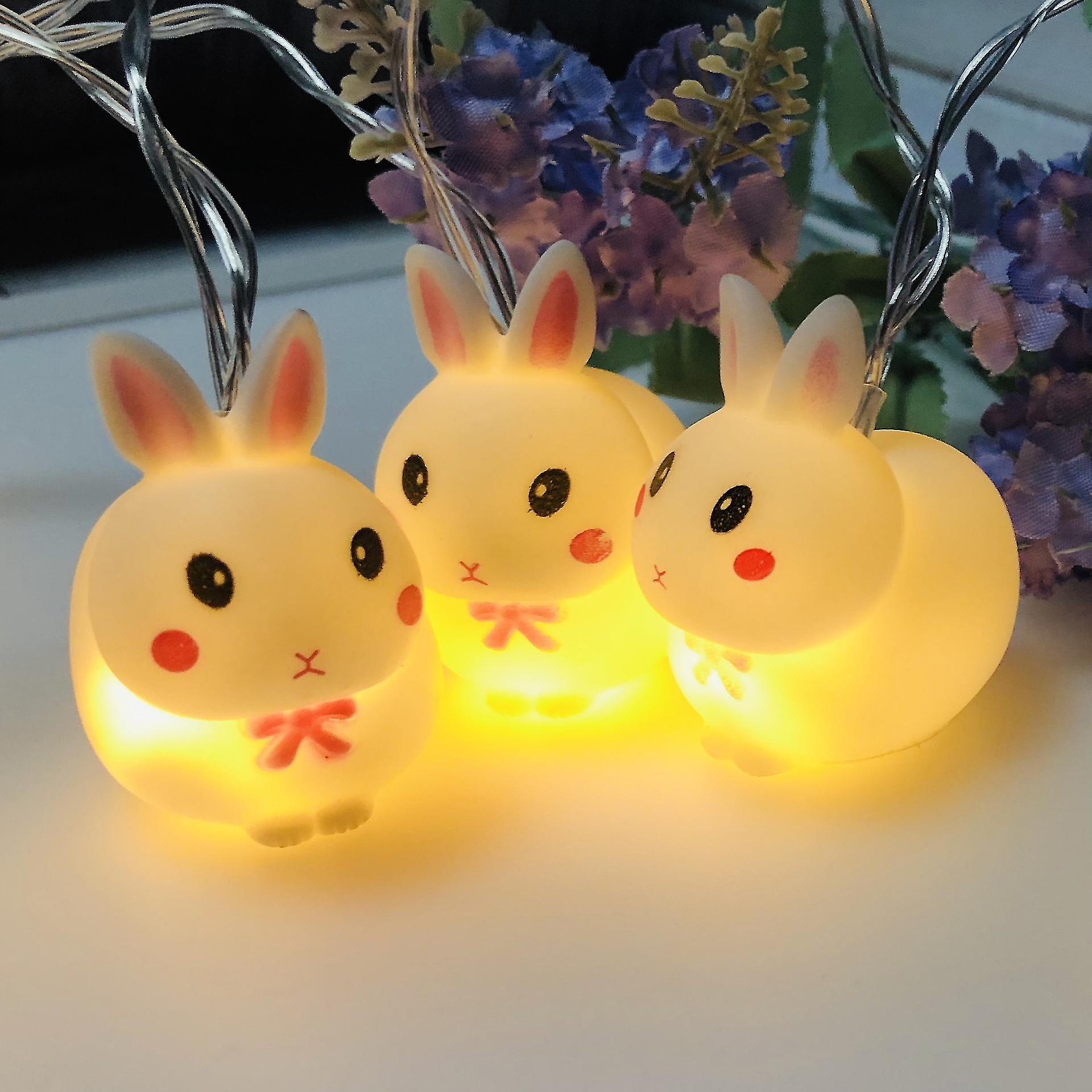 Easter Decoration Easter Bunny 20 Led Fairy Lights Decoration 300cm (without Battery)