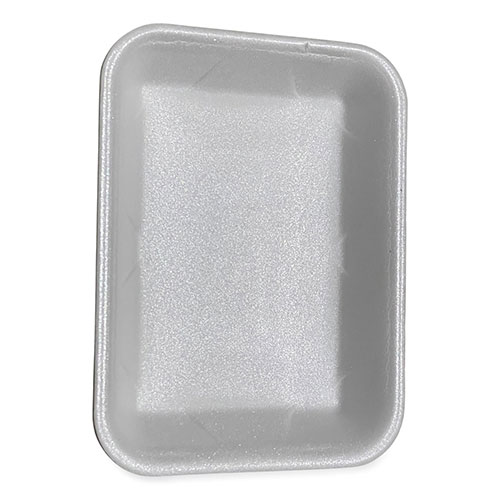 GEN Meat Trays | #4P， 9.5 x 7.19 x 1.2， White， 500