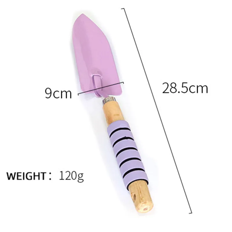 4 Pieces Gardening Tool Set Kids Purple Mini Small Hand Garden Kids Tools Set